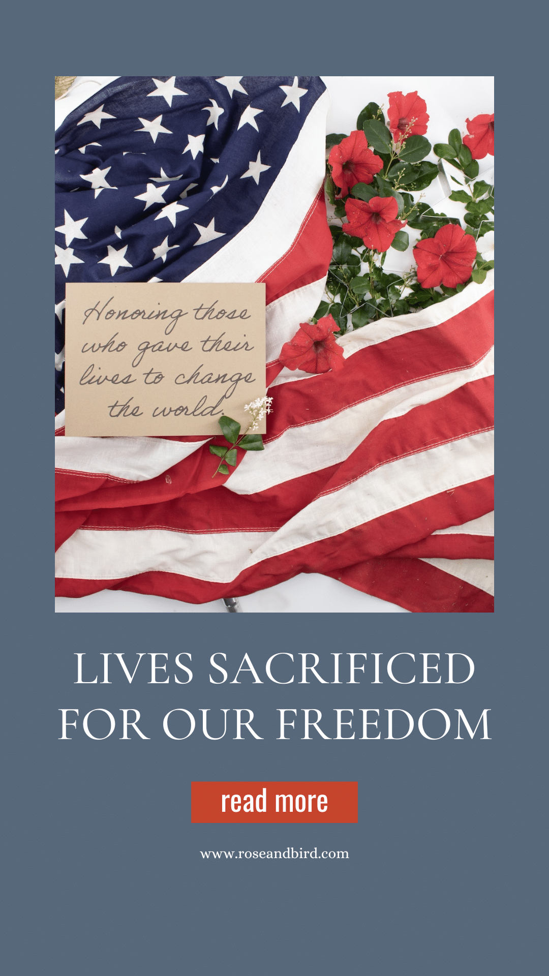 Lives Sacrificed for Our Freedom