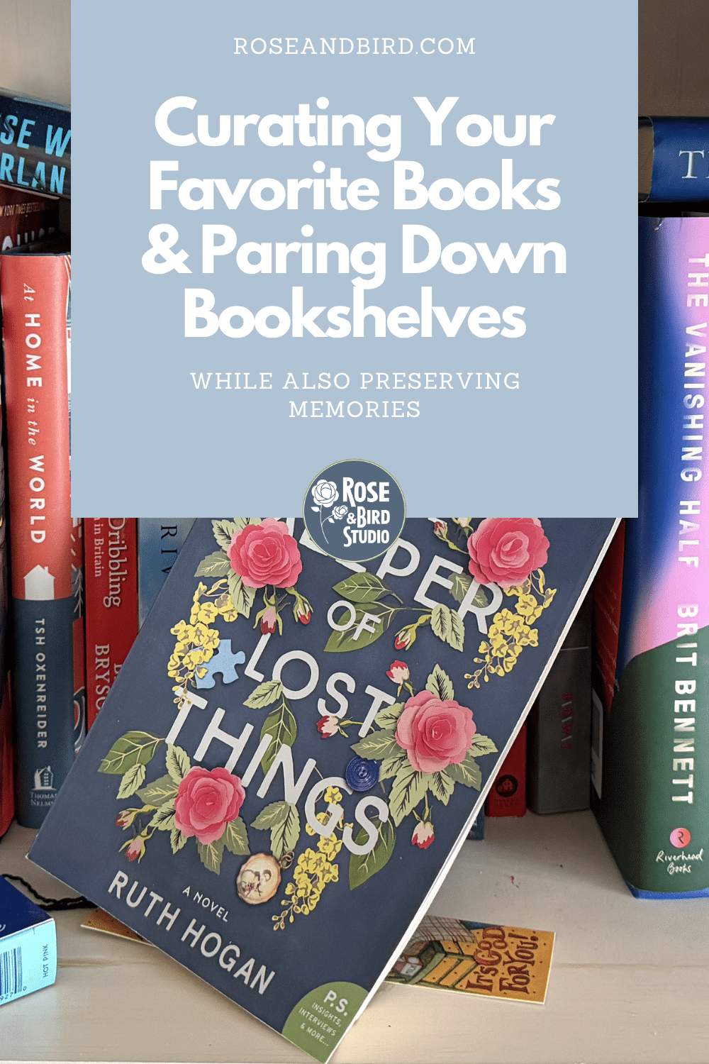 Curating Your Favorite Books & Paring Down Bookshelves