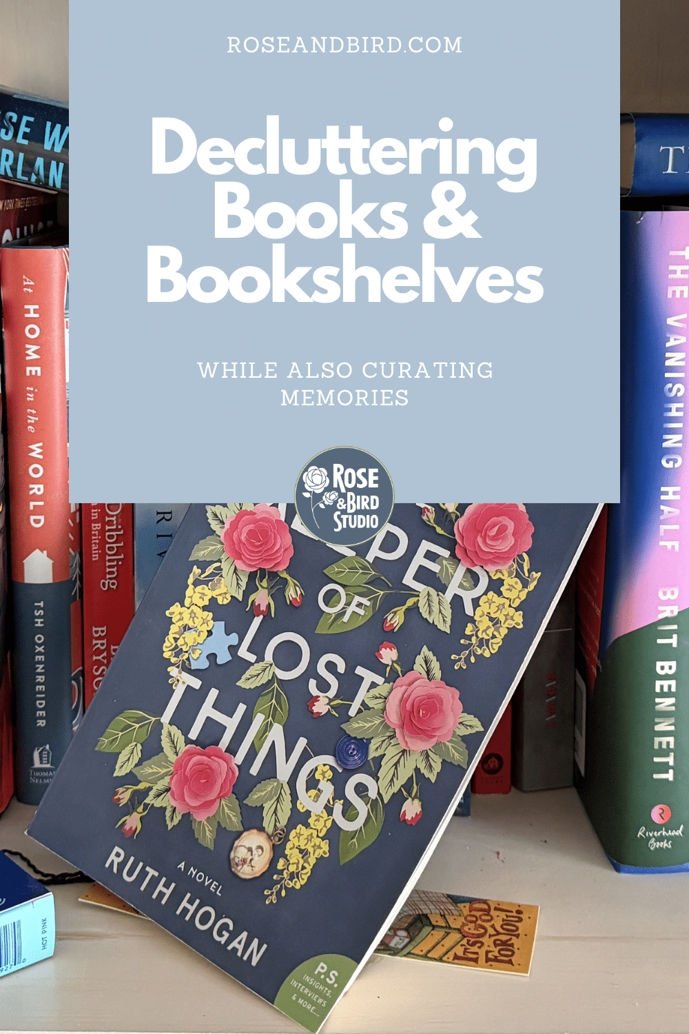 Curating Your Favorite Books & Paring Down Bookshelves