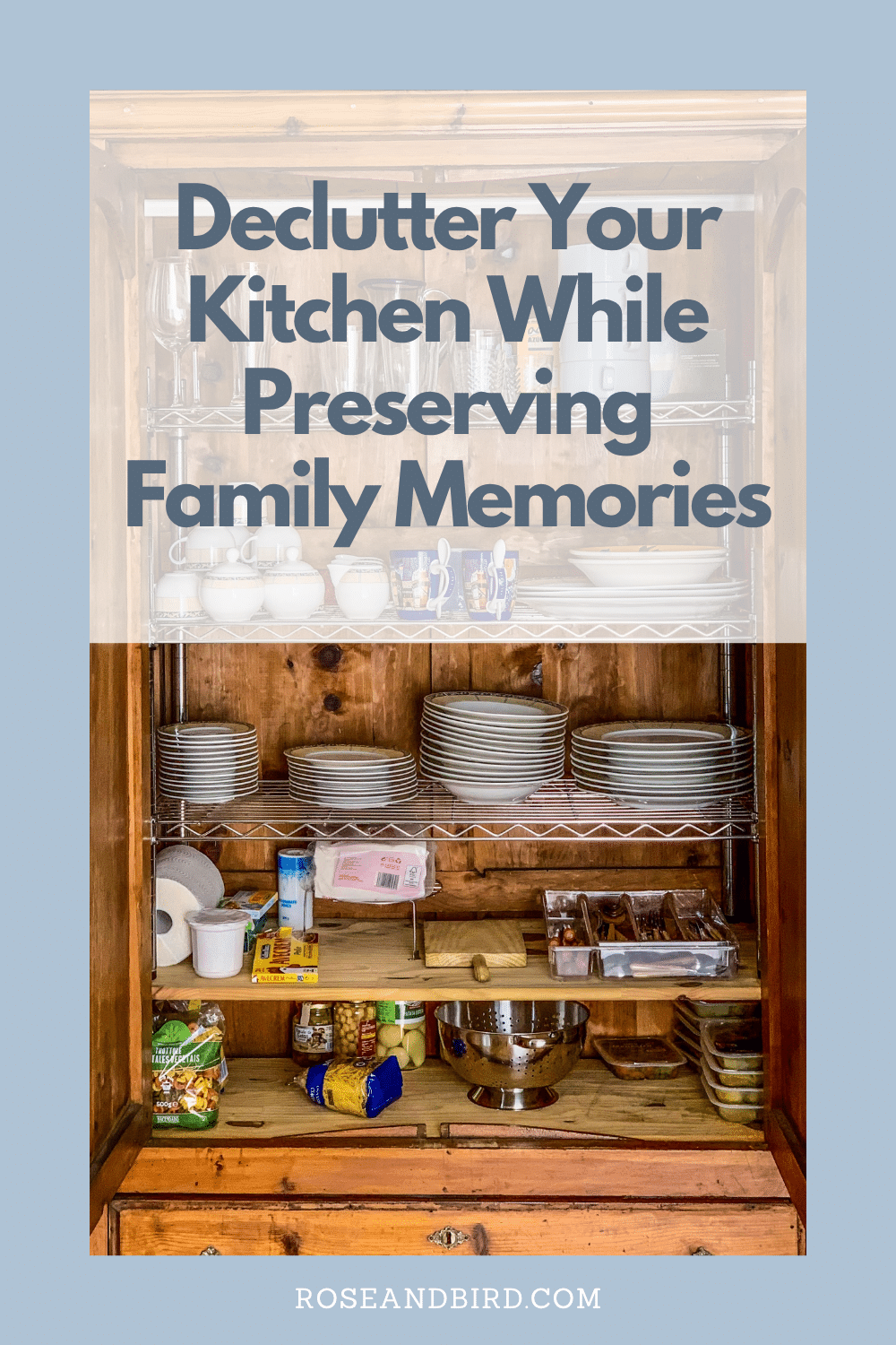 Declutter Your Kitchen While Preserving Family Memories