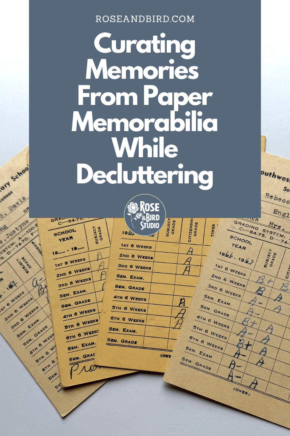 Curating Memories From Paper Memorabilia While Decluttering